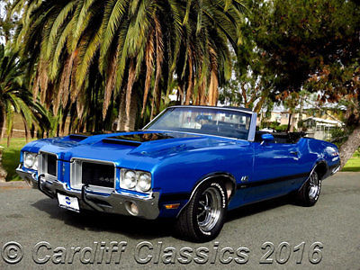'71 442 w-30 conv-auto-(a/c-1 of 10)power windows*1 california owner since new!*