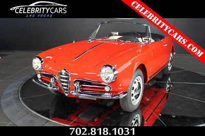 1960 alfa romeo 750f lwb giulietta spider veloce las vegas... the best you will