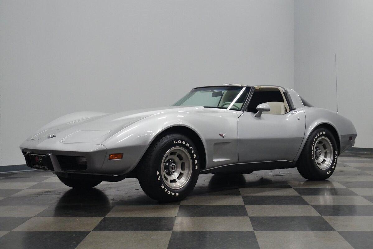1978 chevrolet corvette silver metallic 350 v8 l48 5740 miles