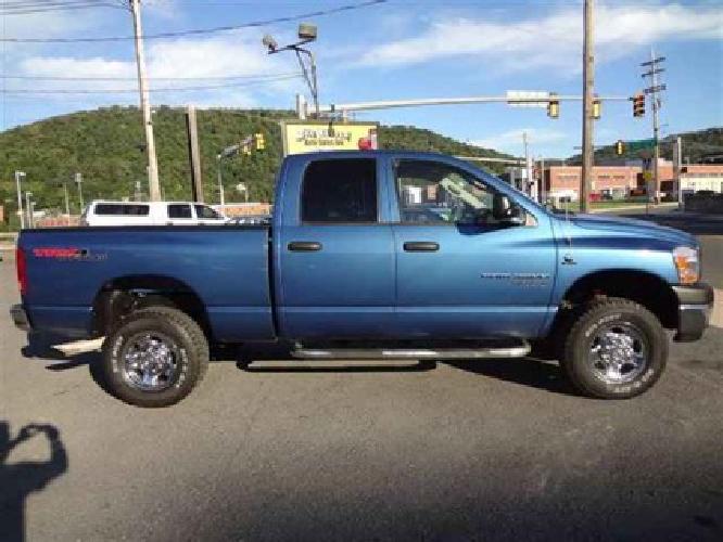 used 2006 dodge ram 3500 slt big horn trx4 off road 4x4 truck, 36,962 miles in johnstown, pa