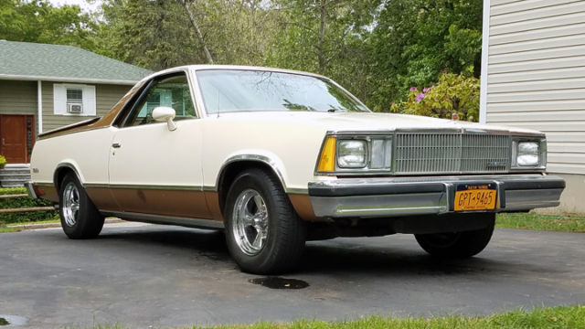 1980 chevrolet el camino - bed cover, cold ac, new tires, radiator, never rust!