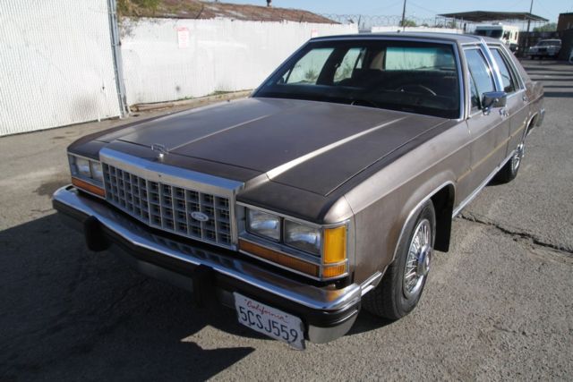 1987 ford crown victoria ltd 88k low miles automatic 8 cylinder no reserve