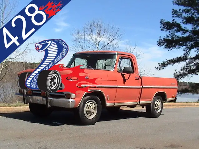 1968 ford f100. 428 - 4 speed. fast !