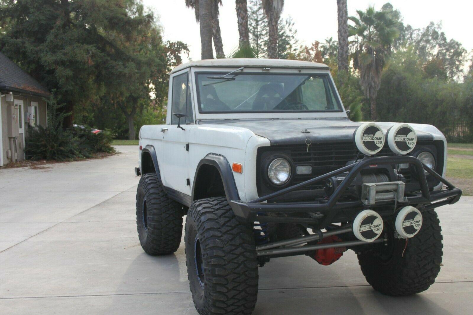 1969 ford bronco half cab 4x4 rebuilt 302 motor