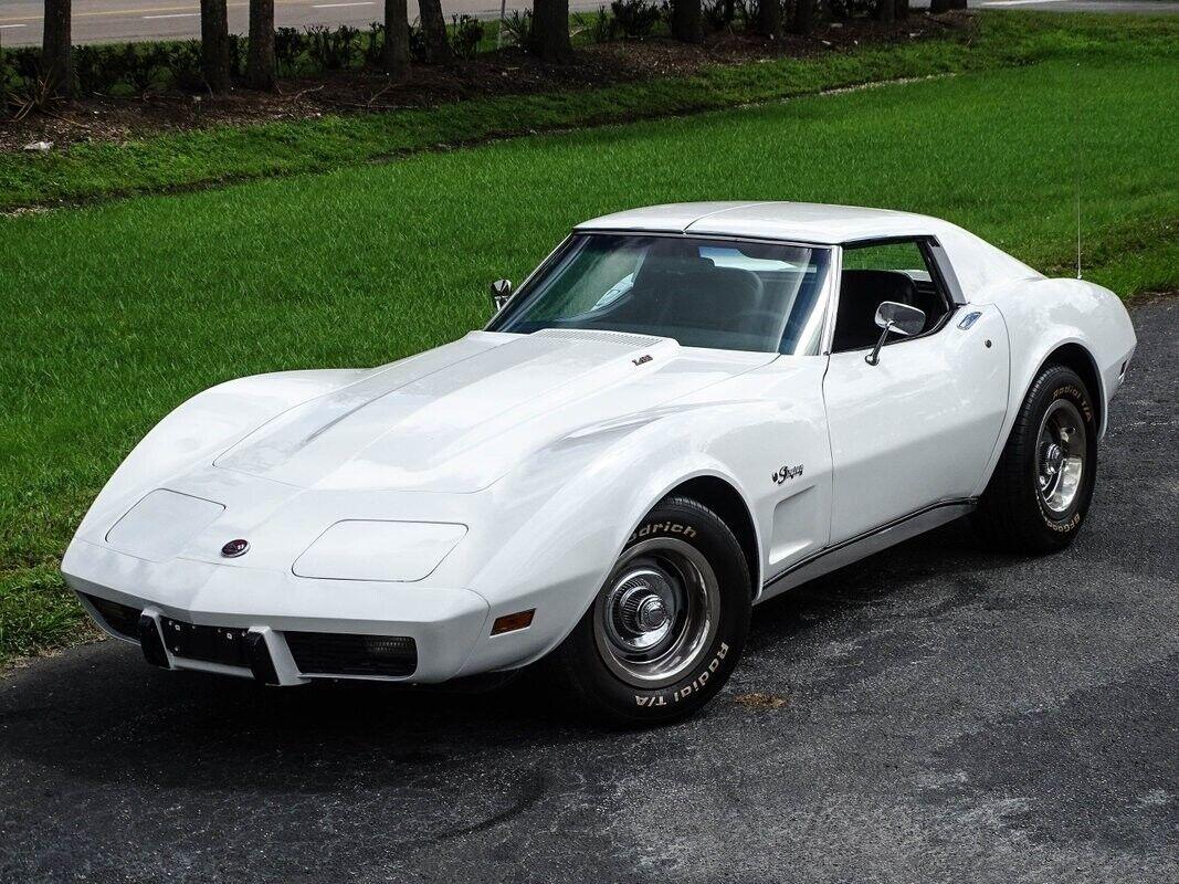 1976 chevrolet corvette stingray l 82 brilliant white new paint