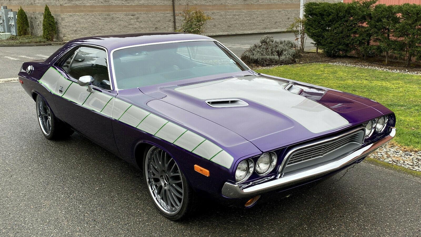 1973 dodge challenger hemi twin turbo pro touring show car 4057 miles