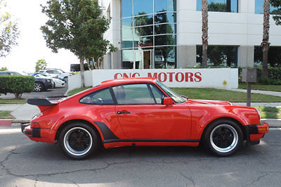 1988 porsche 911 turbo 930 in guards red collector grade only 10,563 miles