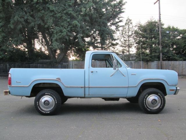 w100 100 4wd shortbed fleetside mopar pickup pick up other truck ramcharger ram
