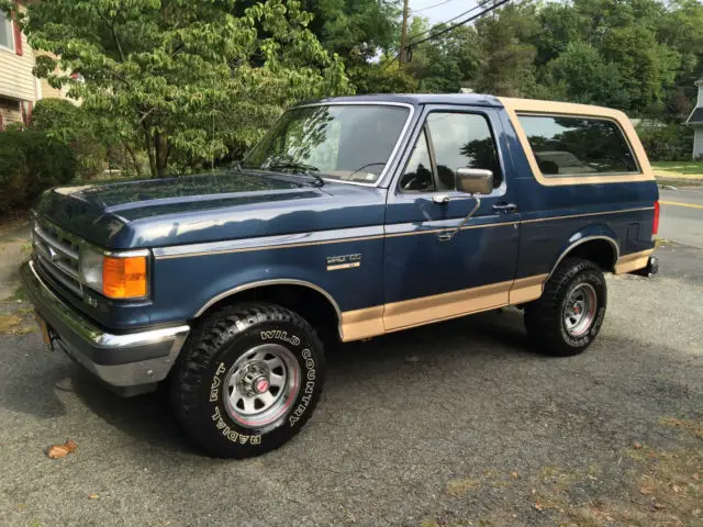 1987 eddie bauer bronco only actual miles! 5.8 liter 4v h.o. with c6 trans!