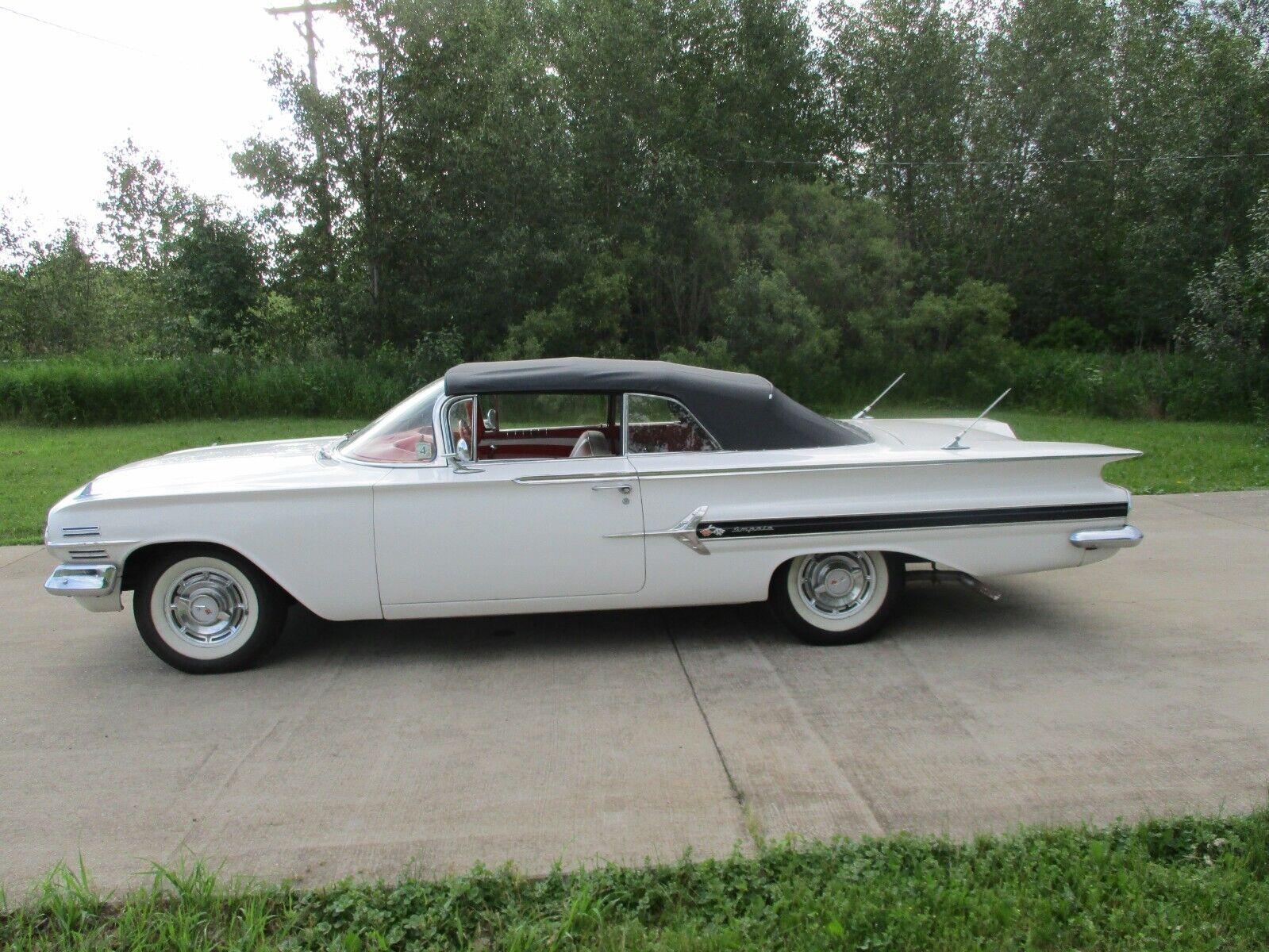1960 chevrolet impala 283 power convertible top