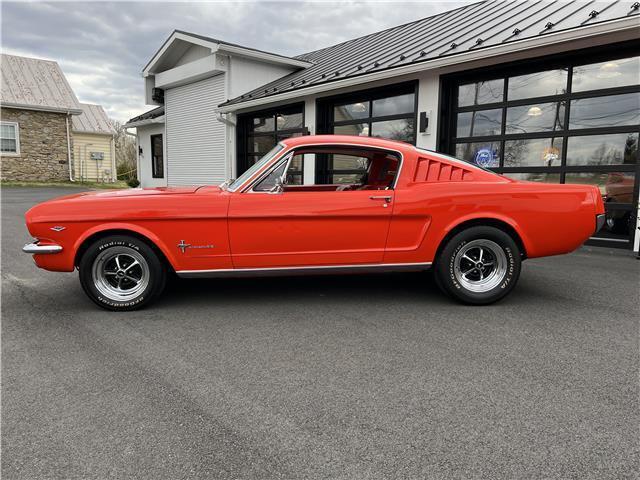 1965 ford mustang red 289 ci pony interior