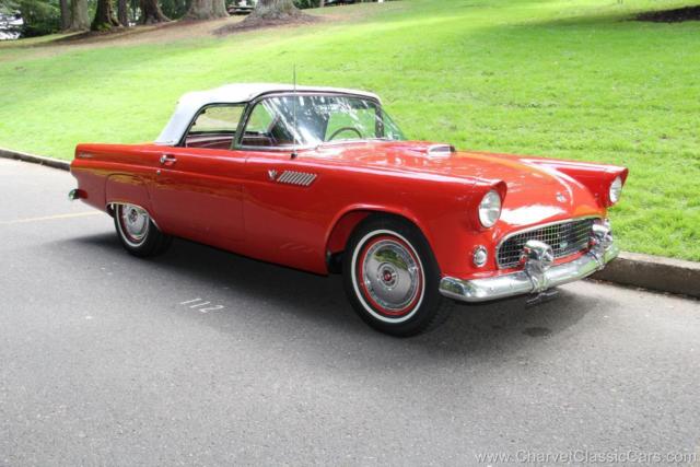 1955 ford thunderbird. both tops. restored. excellent! see video