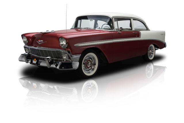 frame up restored bel air gm performance 350 v8 tci th400 3.70 posi power disc