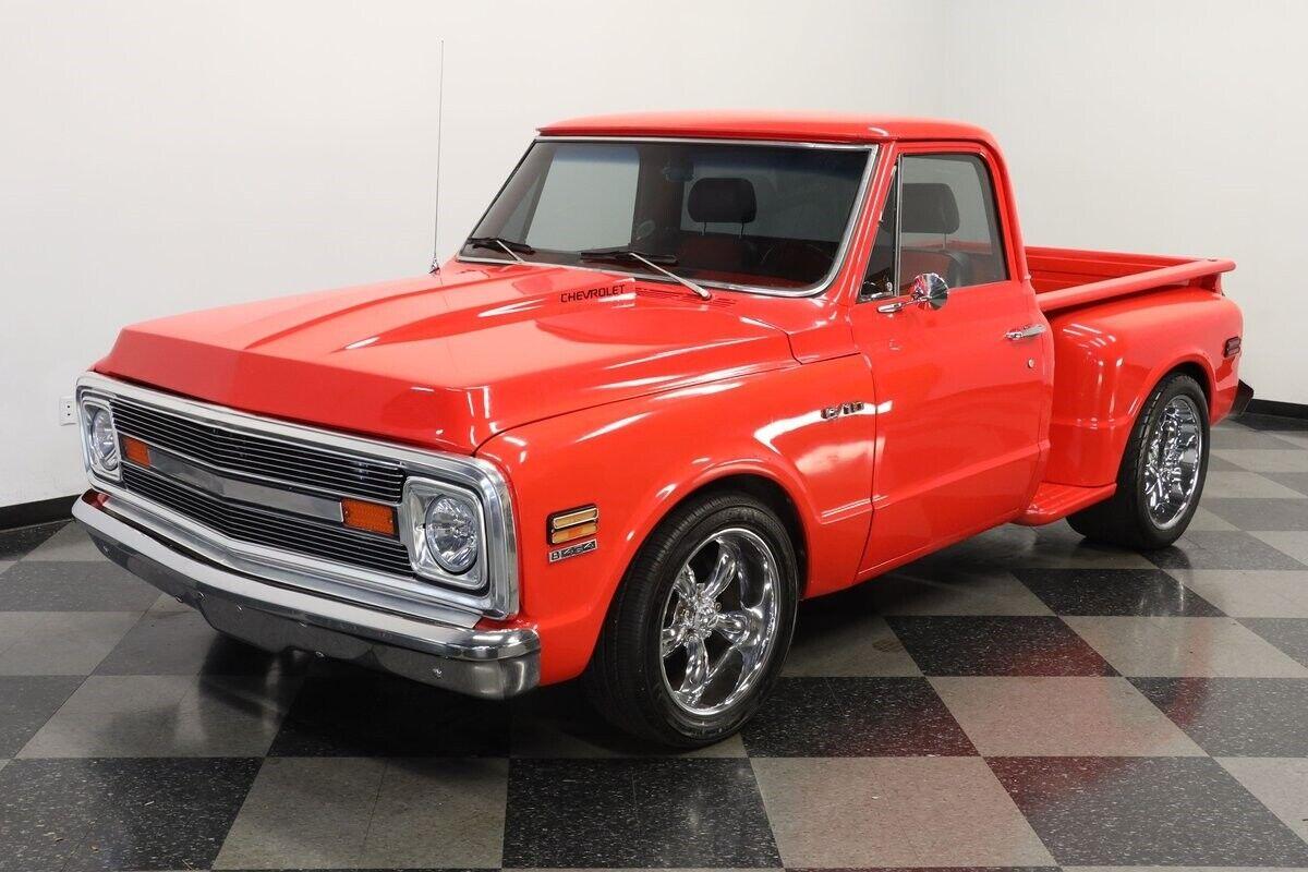 1968 chevrolet c 10 stepside big block 454 v8 4l80 521 miles