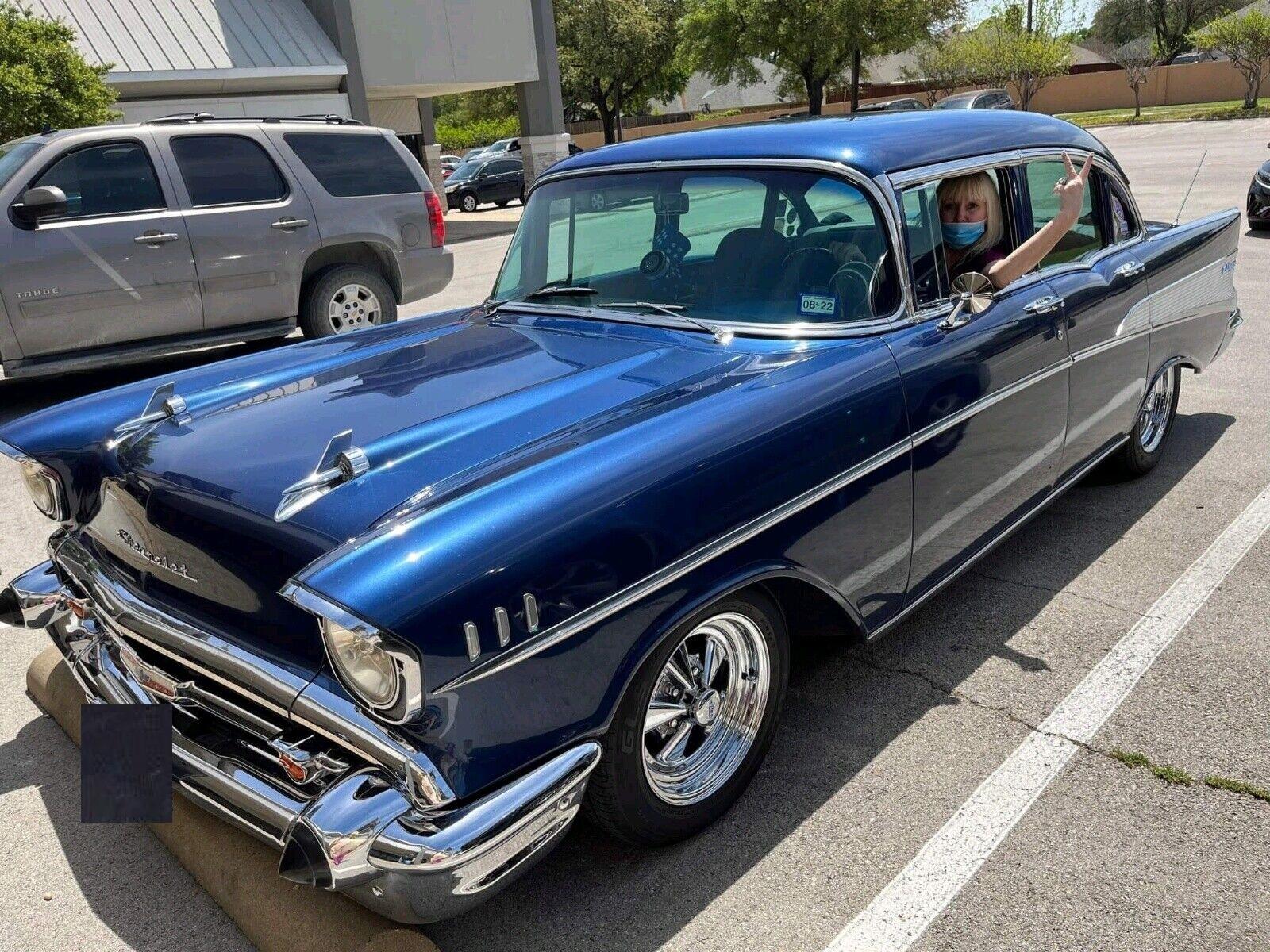1957 chevrolet bel air restomod zz4 crate engine 355 1950 miles