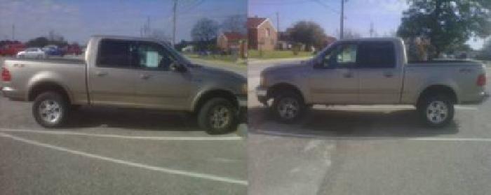 2003 ford f-150 fx4 lariat-super cab-tan in fort bragg, nc