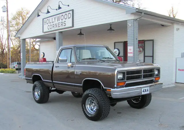1989 dodge le 150 power ram short bed pickup 4x4 survivor