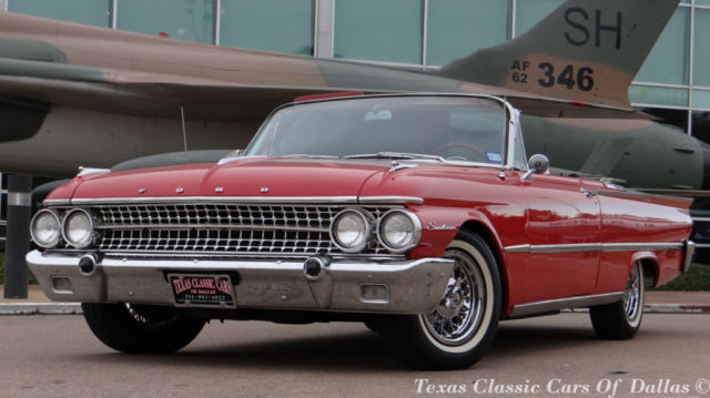 1961 ford galaxie sunliner 6.4l tri power convertible high performance video