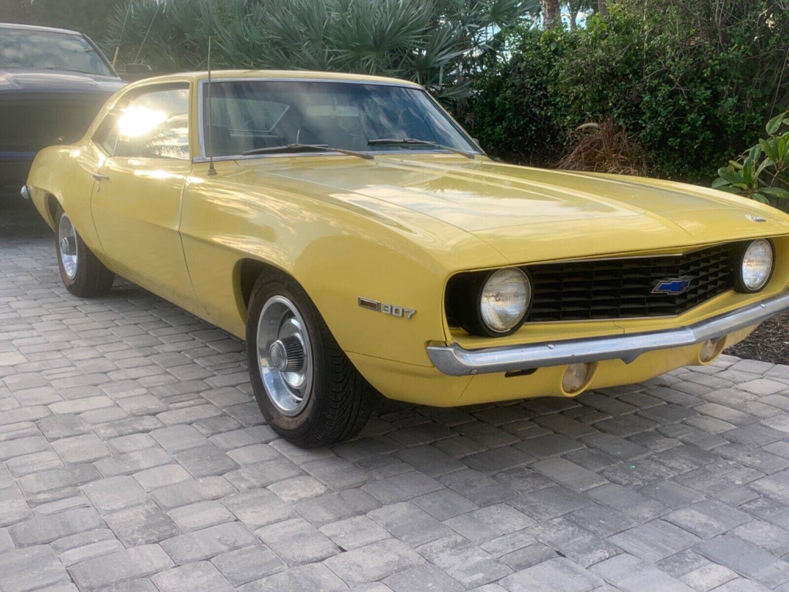 1969 chevrolet camaro 76 factory correct daytona yellow