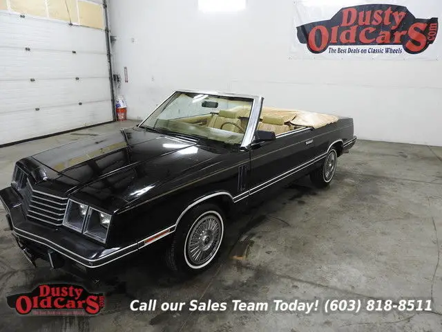 1982 black runs drives body inter good 2.2l i4 3 spd auto!