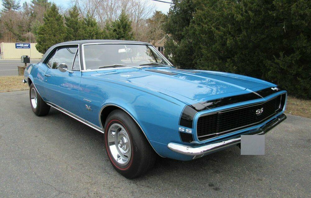 1967 chevrolet camaro marina blue camaro with 29975 miles