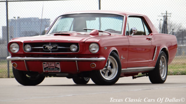 1965 ford mustang base 302 built v8 red 5 speed manual custom nice
