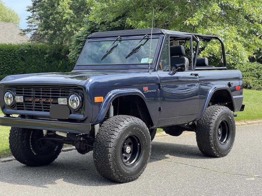 1976 ford bronco convertible extensively restored 2040 miles