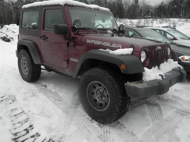 2010 jeep wrangler sport 4x4 sport 2dr suv for sale in croydon, new hampshire