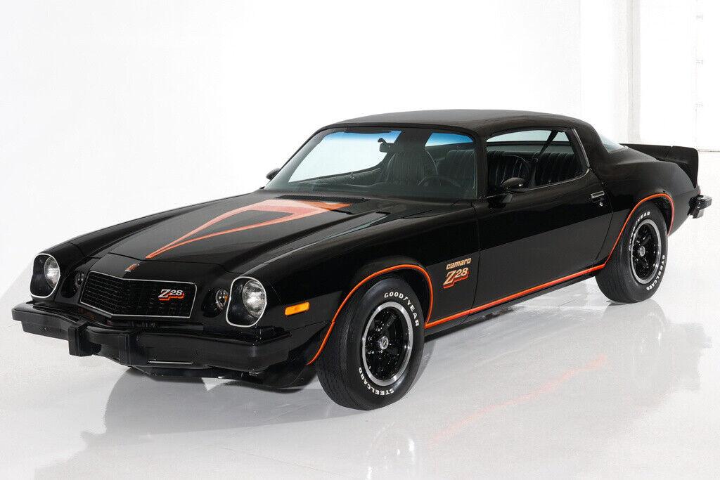 1977 chevrolet camaro z28 350 4 speed black on black original
