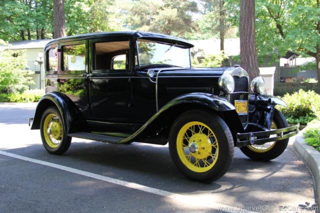 1930 ford model a murray fordor sedan. no reserve! nice! see video