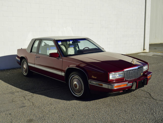 1 owner 1989 cadillac eldorado-low miles-autocheck certified-clean-no reserve