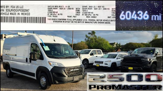 2023 ram promaster 2500 high roof