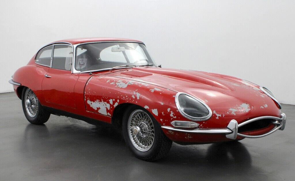1966 jaguar xke fixed head coupe signal red highly desirable