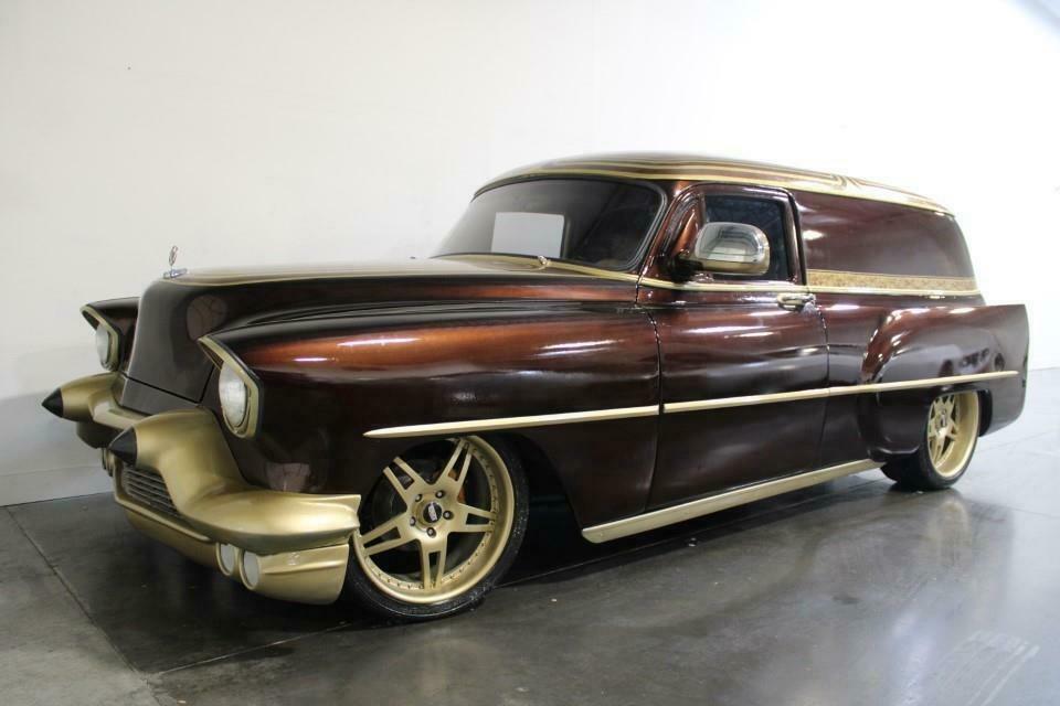 1953 chevy cadillac 350 v8 automatic sedan root beer