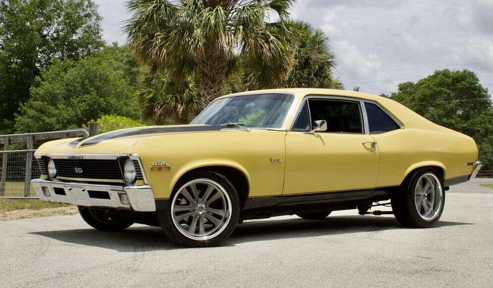 1970 chevrolet nova restomod 525hp 496 bbc th350 auto auburn 10-bolt