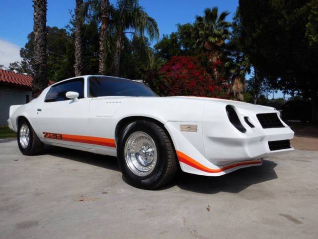 1979 chevrolet camaro z28 4-speed rwd v8 5.7l gasoline