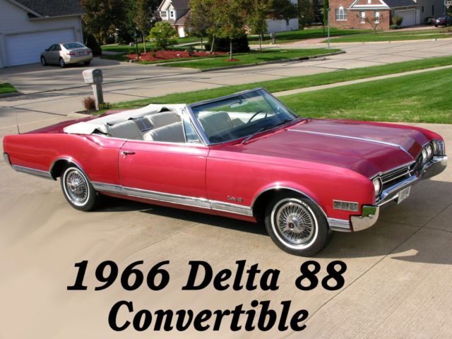 1966 oldsmobile delta 88 convertible restored loaded olds