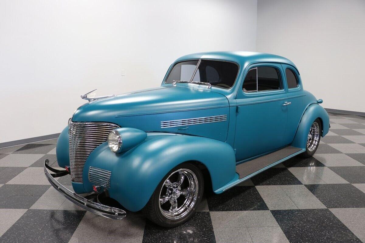 1939 chevrolet master deluxe streetrod coupe satin blue