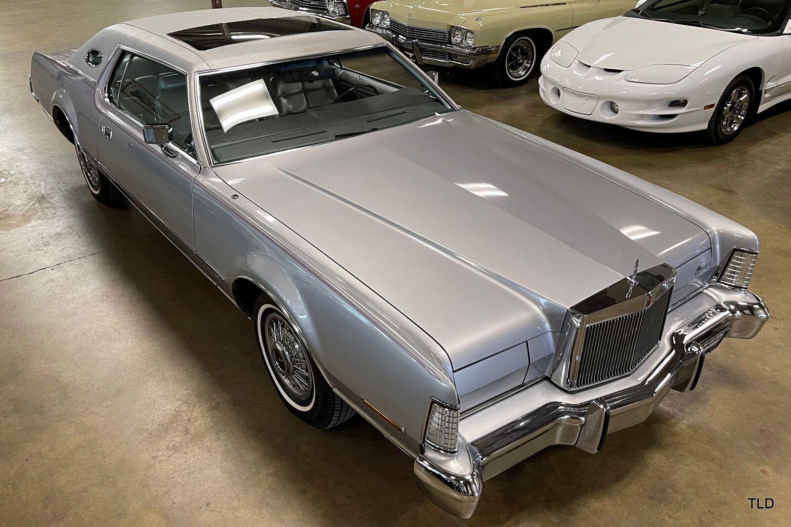 1973 lincoln mark series iv silver moondust metallic