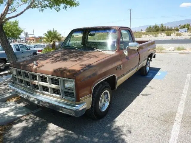 1982 gmc high sierra 1500 6.2 diesel rare truck in all original condition cool !