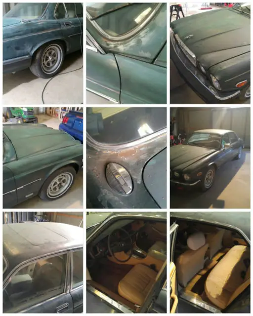 1986 jaguar xj6. 4.2 6 cylinder. british racing green with camel leather