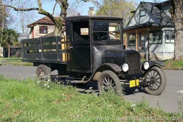 1925 ford model tt 1 ton stakebad truck. survivor. see video