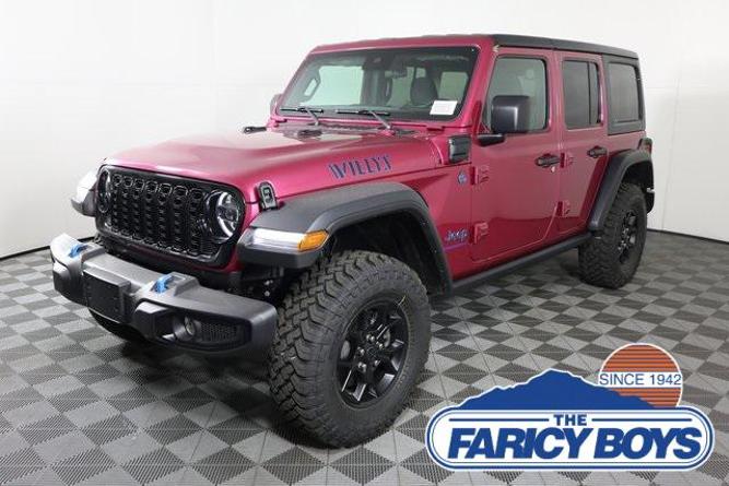 new 2024 jeep wrangler 4xe wrangler 4-door willys 4xe