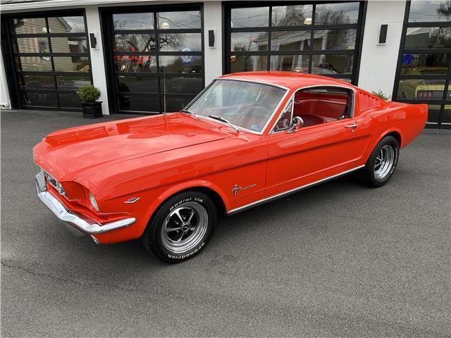 1965 ford mustang red 289 ci pony interior