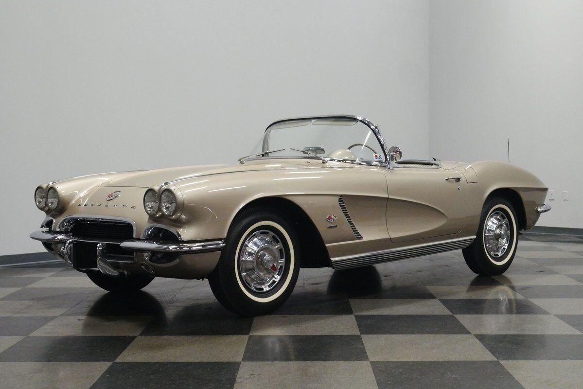 1962 chevrolet corvette fuelie convertible fawn beige 7240 miles