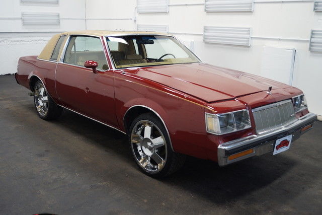 1987 red runs drives body inter good 350v8 3 spd auto!