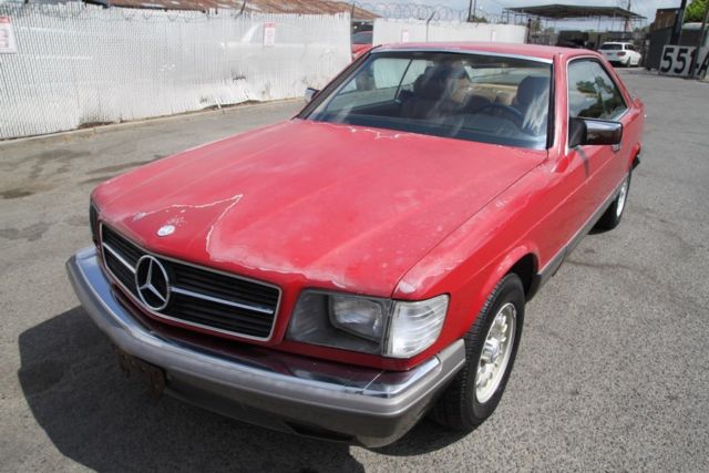 1983 mercedes-benz 380 sec automatic 8 cylinder no reserve