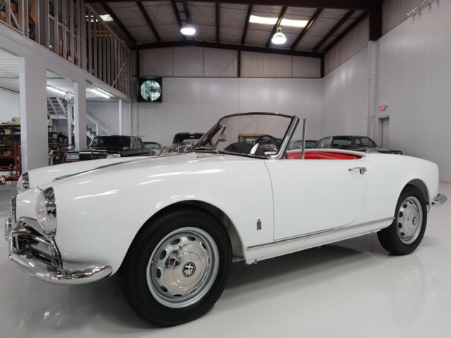 1959 alfa romeo giulietta spider 750f veloce | correct veloce spec 1,290 engine