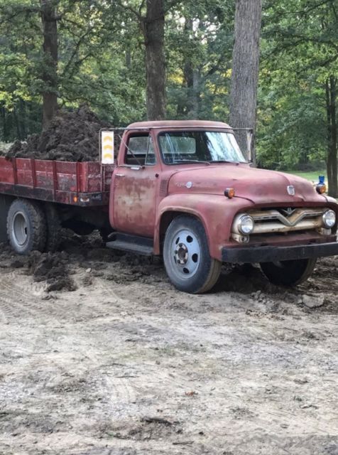 1955 ford f-600 dump truck all original