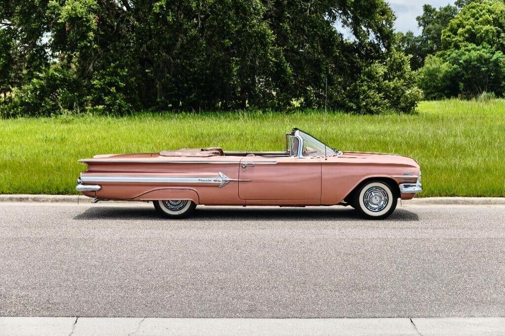 1960 chevrolet impala convertible sunstan copper poly